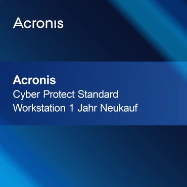 Acronis Cyber Protect Estación de Trabajo Estándar