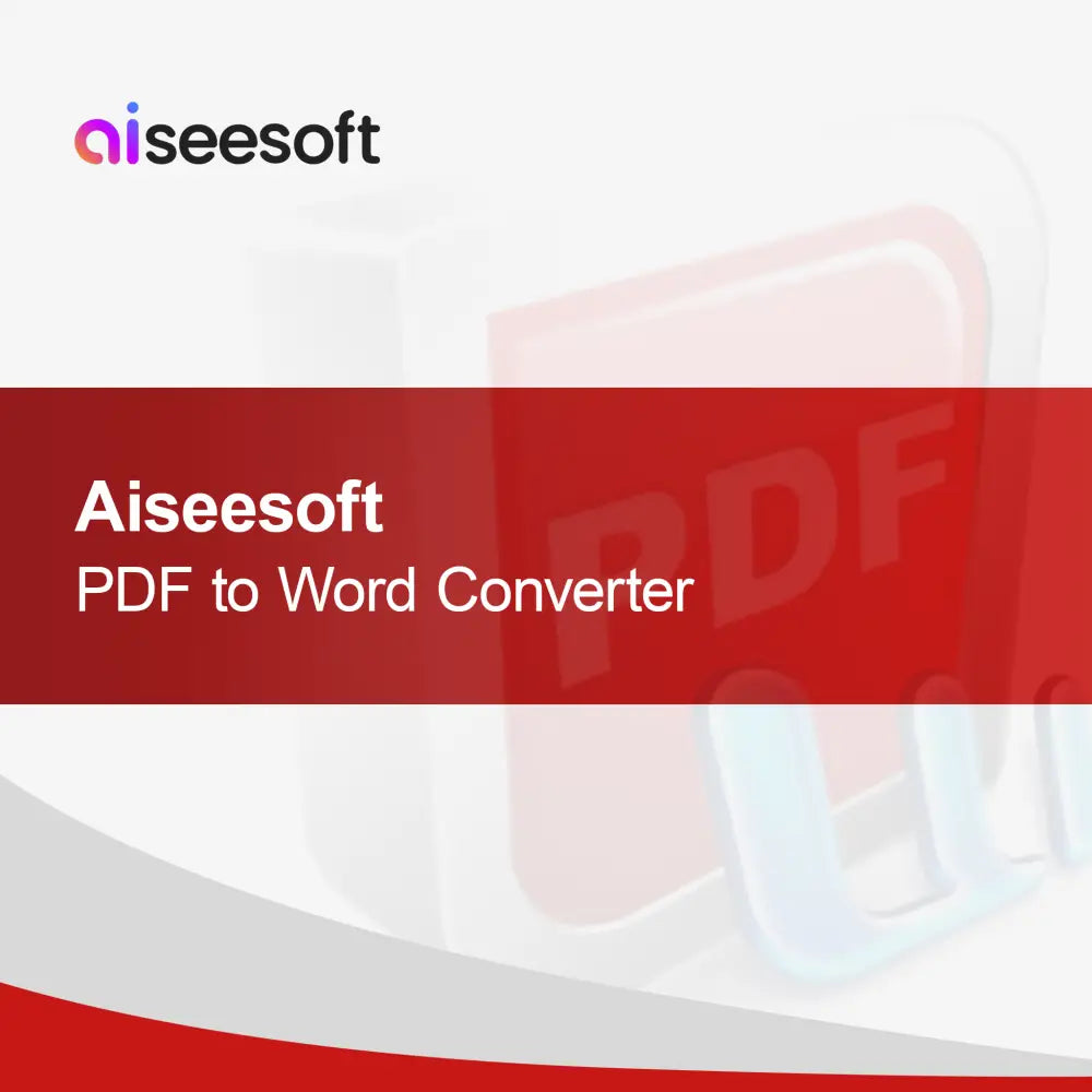 Aiseesoft PDF para Word Converter