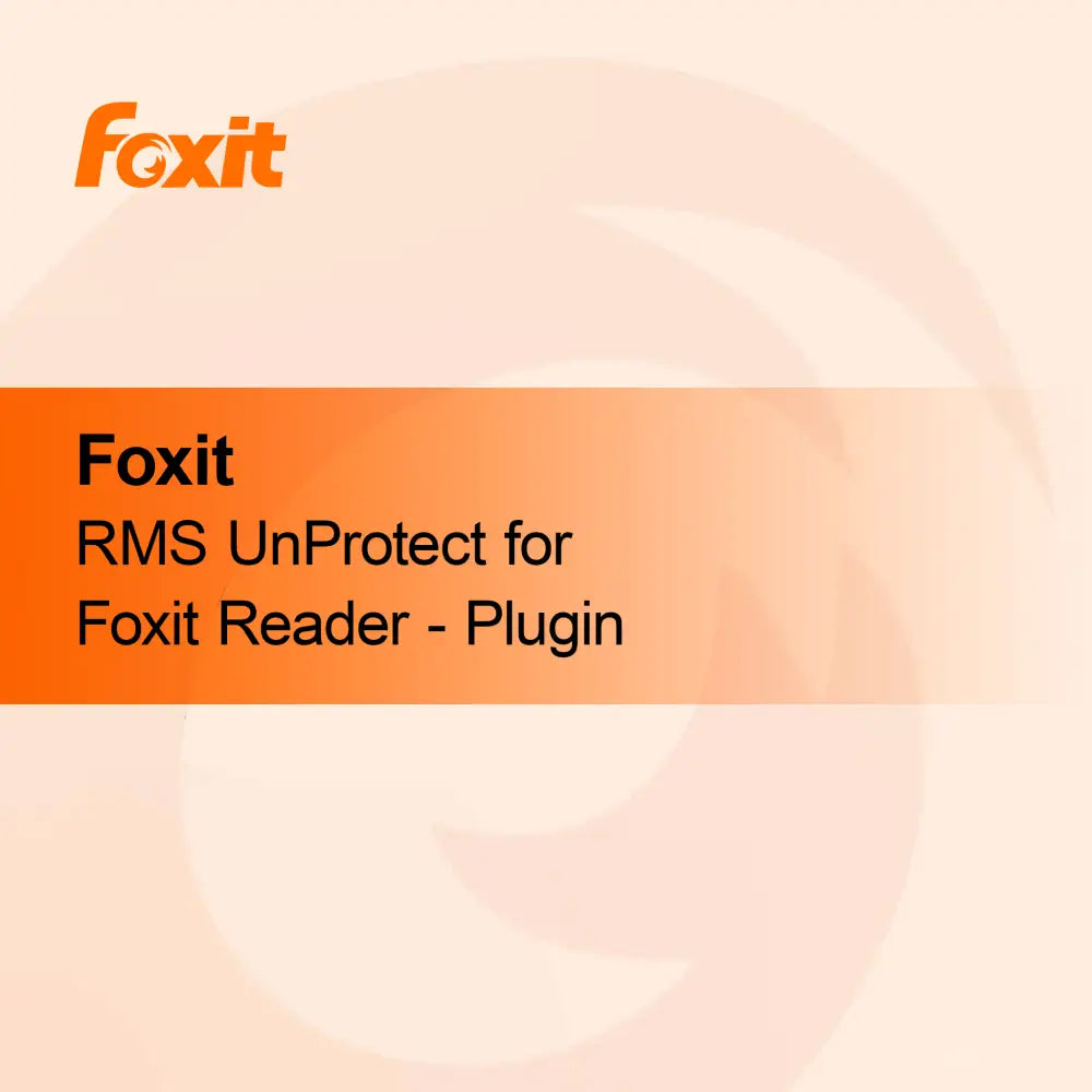 Foxit RMS UnProtect para Foxit Reader - Plugin