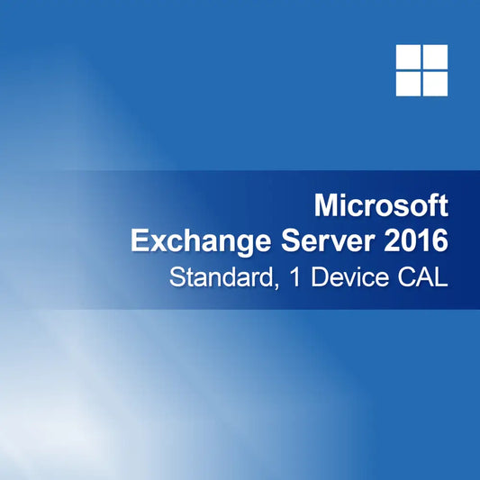 Microsoft Exchange Server 2016 Standard, 1 Dispositivo CAL