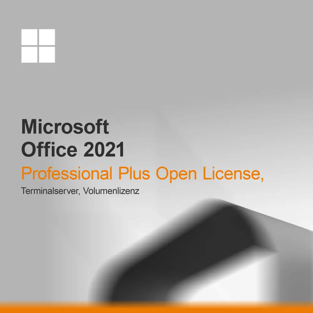 Microsoft Office 2021 Professional Plus Licença Aberta, Servidor Terminal, Licença por Volume