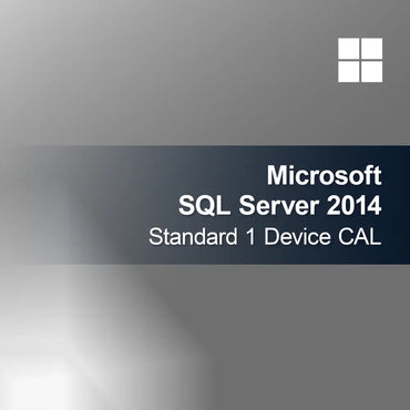 Microsoft SQL Server 2014 Standard 1 dispositivo CAL