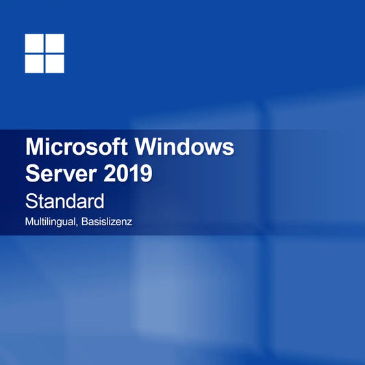 Microsoft Windows Server 2019 Standard, Multilingual, Licença Básica
