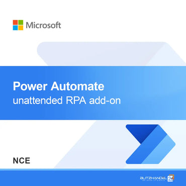 Power Automate add-on RPA não assistido (NCE)