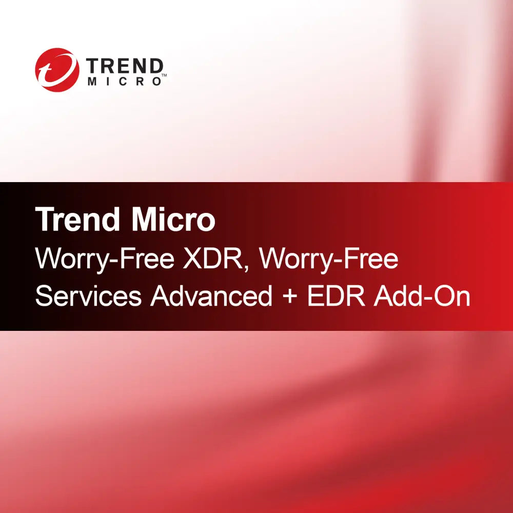 Trend Micro Worry-Free XDR, Servicios Worry-Free Avanzados + Complemento EDR
