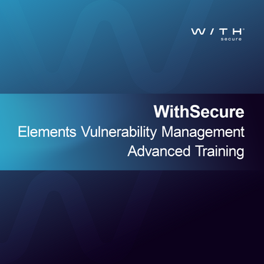 Formação Avançada em Gestão de Vulnerabilidades WithSecure Elements
