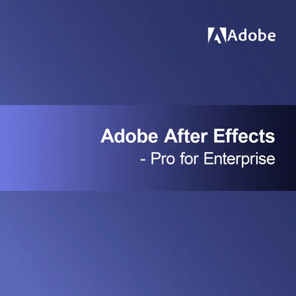 Adobe After Effects - Pro pour Entreprise