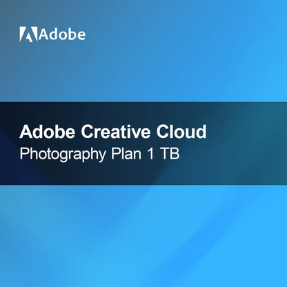 Plano de Fotografia Adobe Creative Cloud Educação