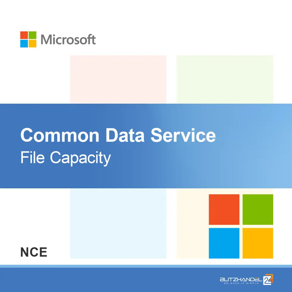 Capacidade de Ficheiro do Common Data Service (NCE)
