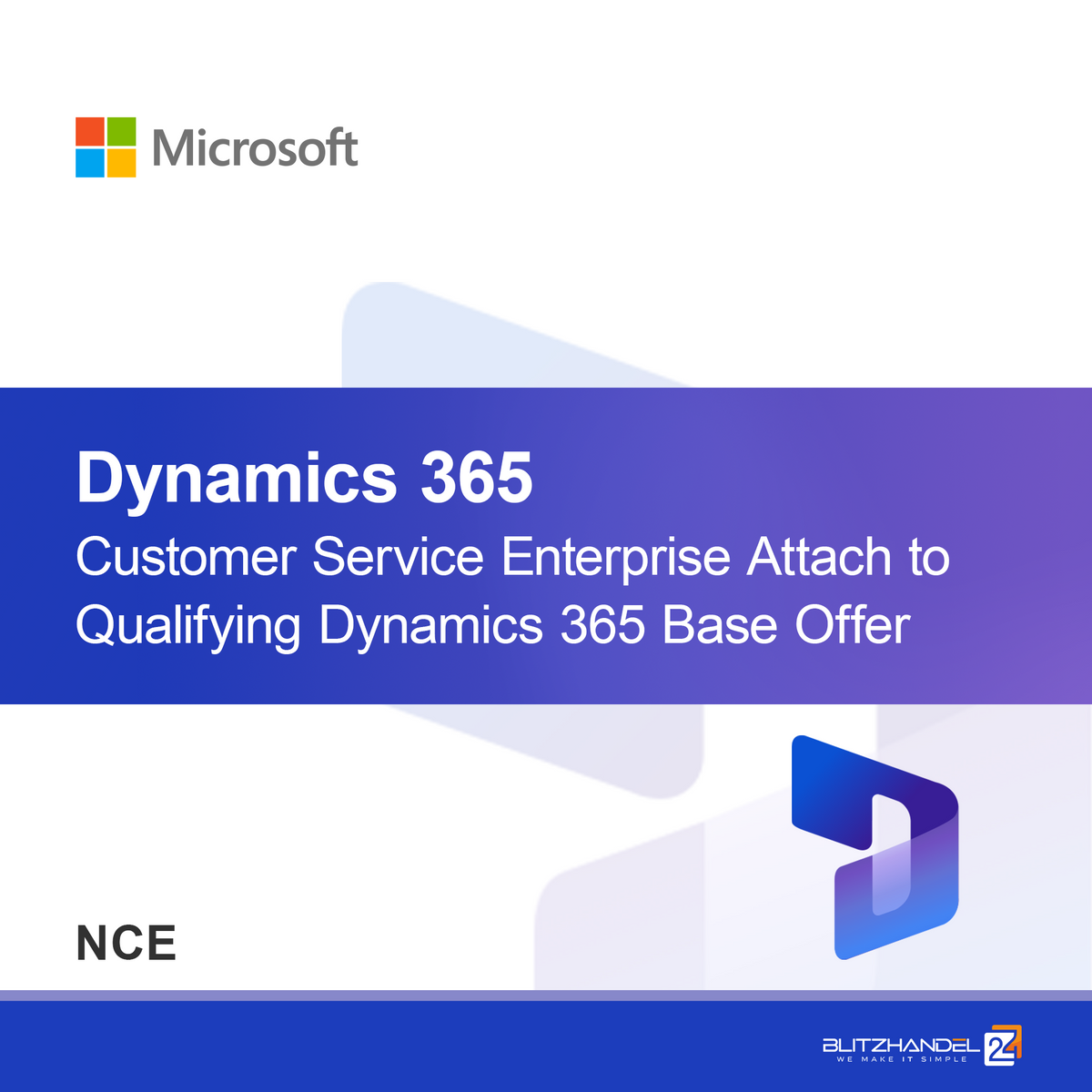 Dynamics 365 Customer Service Professional Associar à Oferta Base Qualificada Dynamics 365 (NCE)