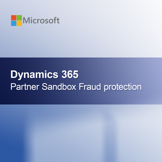 Dynamics 365 Parceiro Sandbox Proteção contra Fraudes
