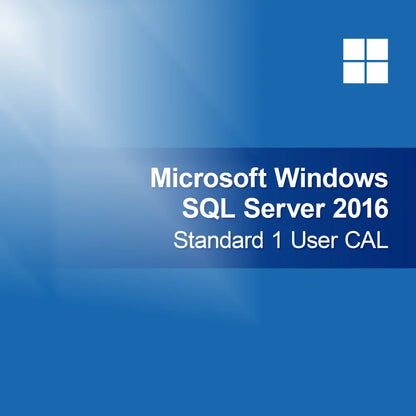 Microsoft SQL Server 2016 Standard 1 licence d'accès client utilisateur