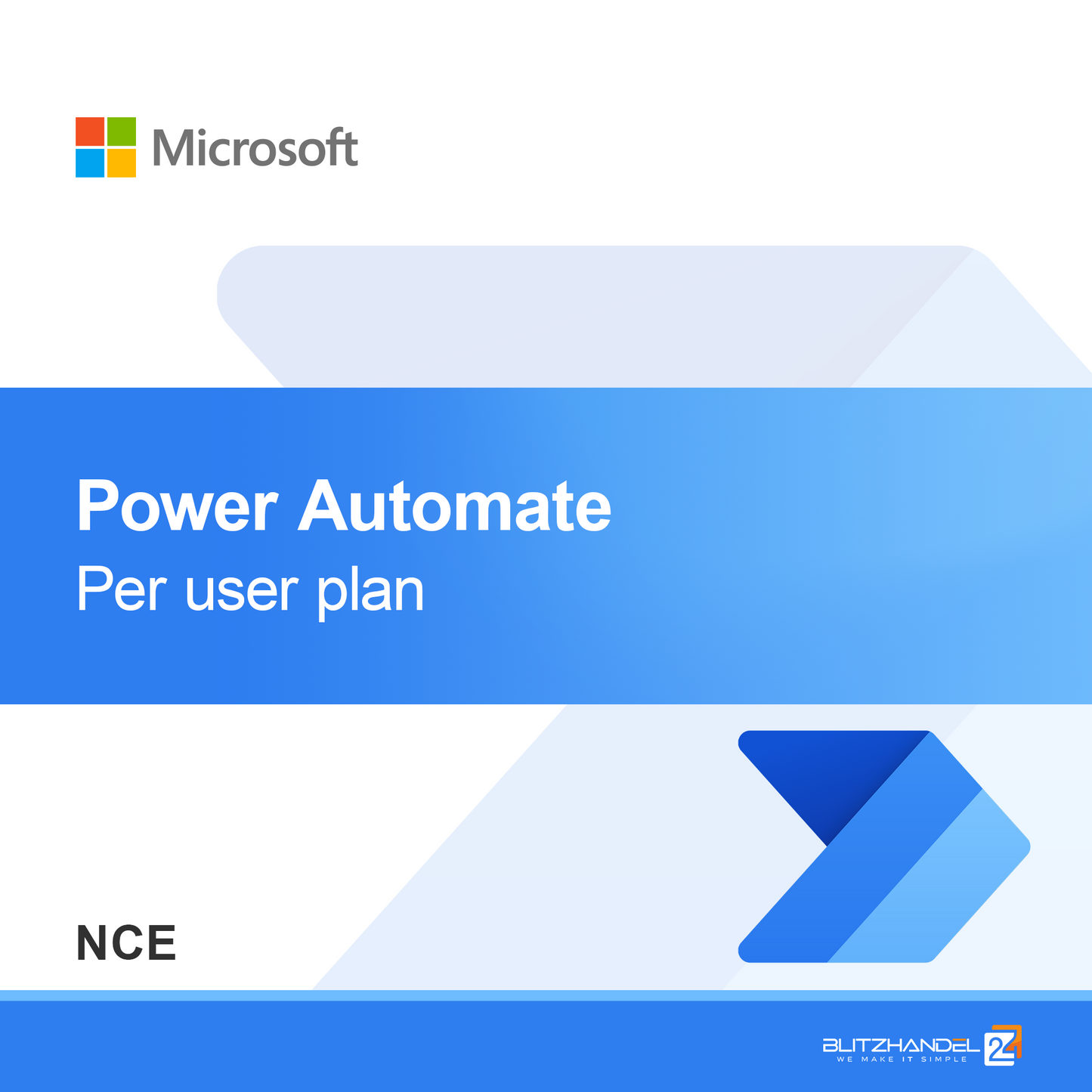 Plano Power Automate por utilizador (NCE)