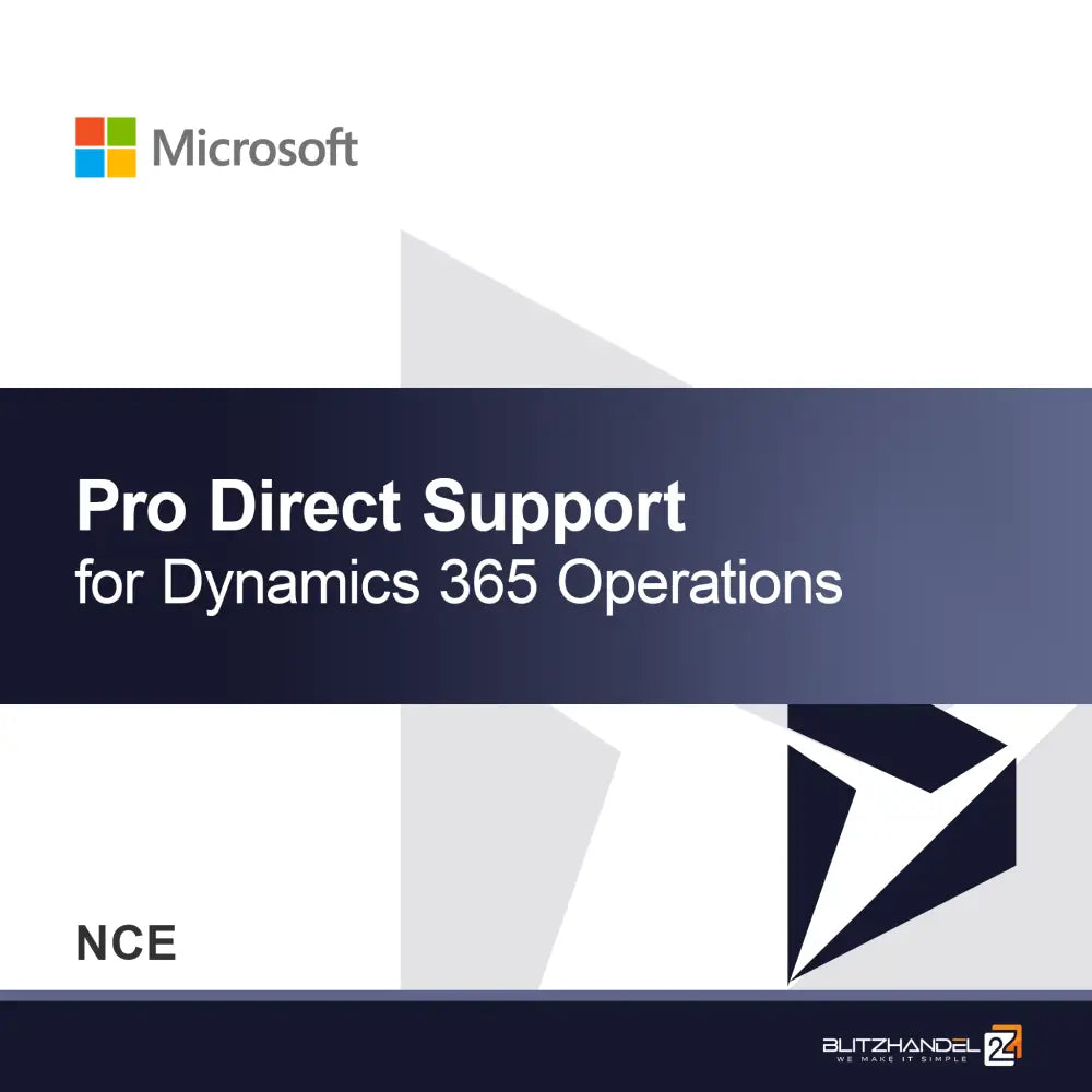 Suporte Pro Direct para Dynamics 365 Operations (NCE)