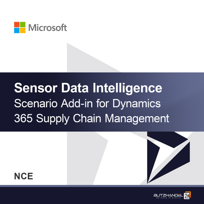 Add-in de Cenário de Inteligência de Dados de Sensores para Dynamics 365 Supply Chain Management (NCE)