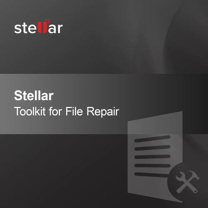 Stellar Toolkit para Reparação de Ficheiros