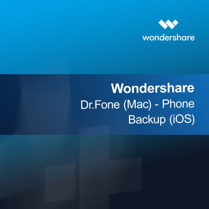 Wondershare Dr.Fone (Mac) - Cópia de Segurança do Telemóvel (iOS)